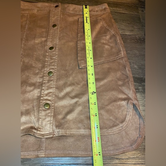 Bar III Women’s Faux Leather Mini Skirt Size XS - Picture 6 of 7